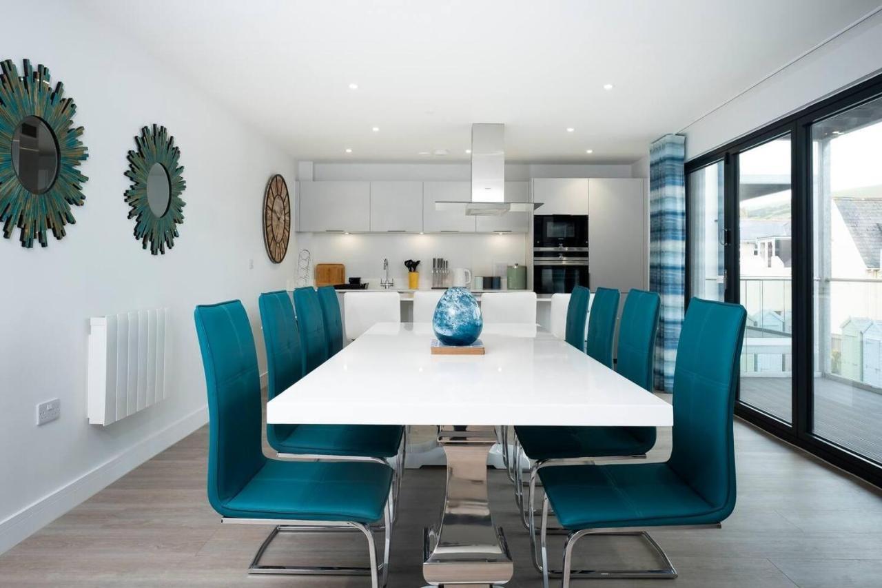 4Br-8Guests-Balcony-Beachview-Pool-Pets Woolacombe Bagian luar foto